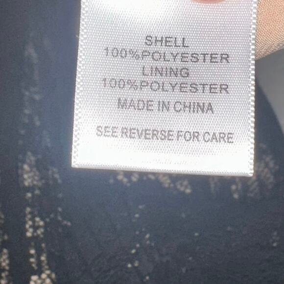 NWT Lucy Paris Black Lace Halter Off the Shoulder Maxi Dress - Picture 4 of 6